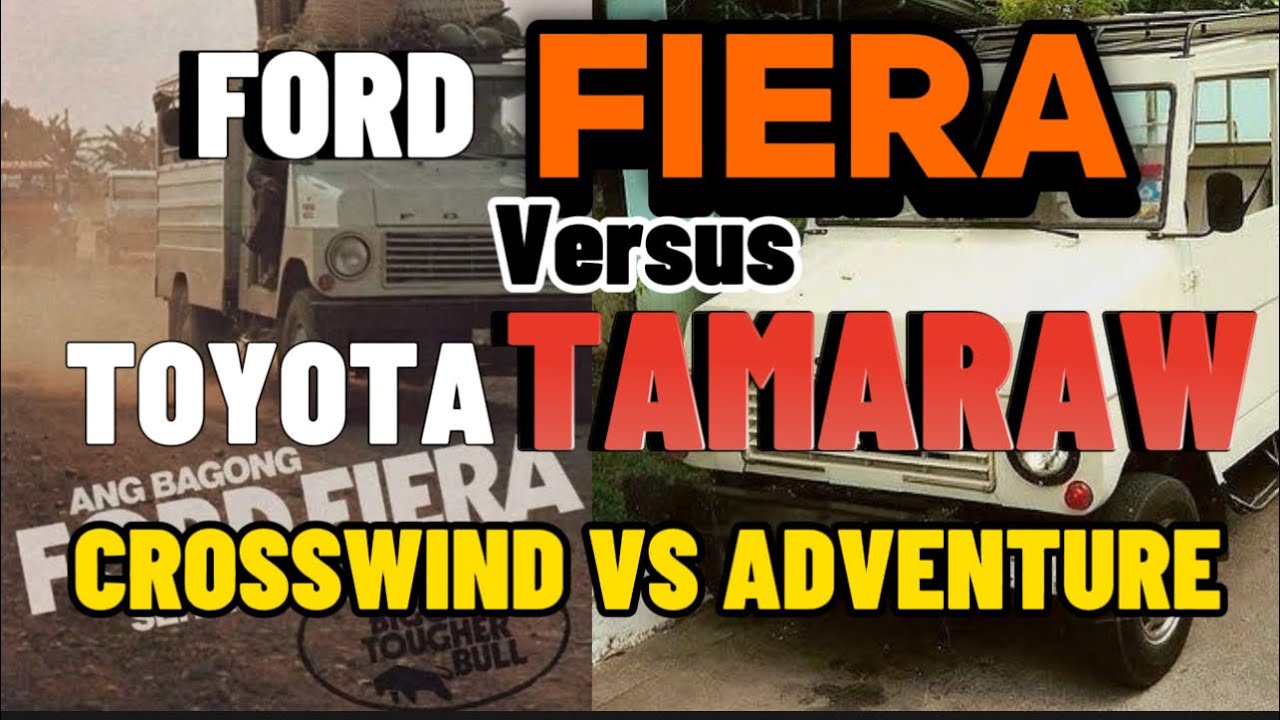 ANO ANG MAS SIKAT NA AUV FORD BA TOYOTA  BA ISUZU  BA O MITSUBISHI NOONG ARAW?