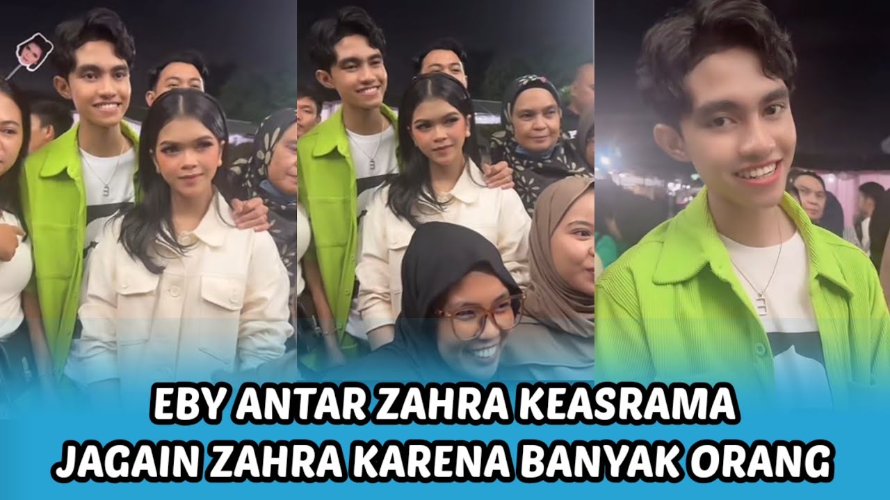 Eby antar zahra keasrama, eby khawatir halaman dipenuhi penonton #artist 