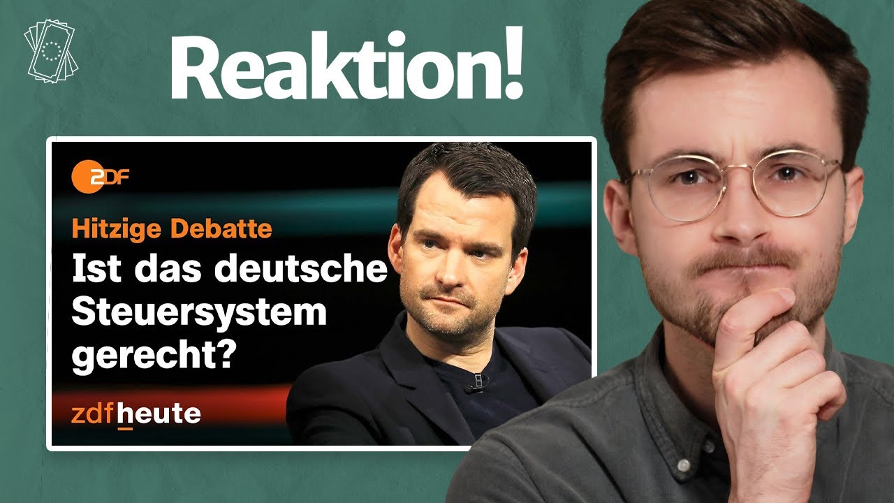 Wie gerecht ist das Steuersystem? | Reaktion auf Markus Lanz