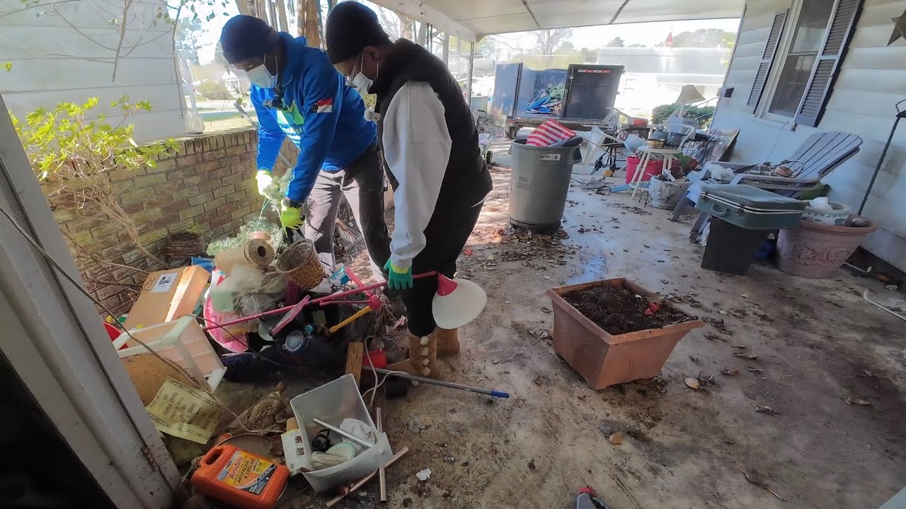 Mother & Son Team Up: Satisfying Yard, Carport & Shed Cleanup for House Sale