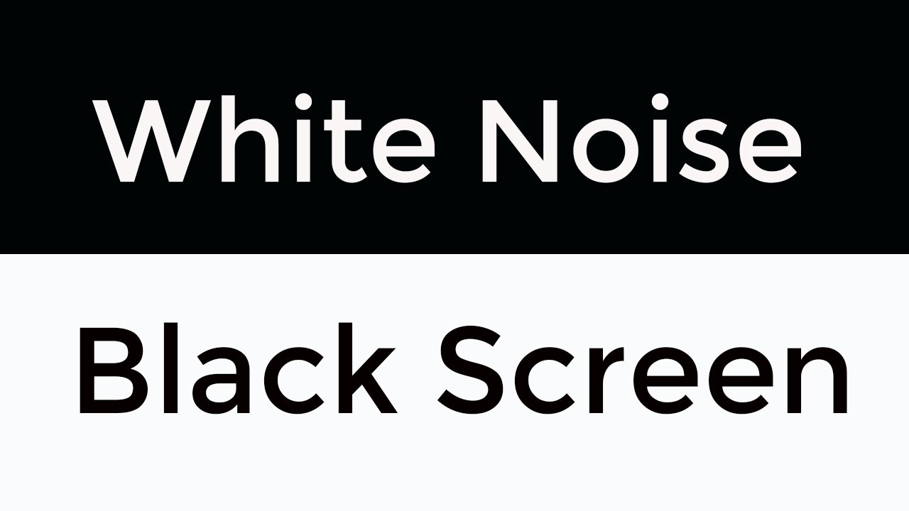 Pure White Noise Black Screen | 24h No Ads for Unbroken Sleep