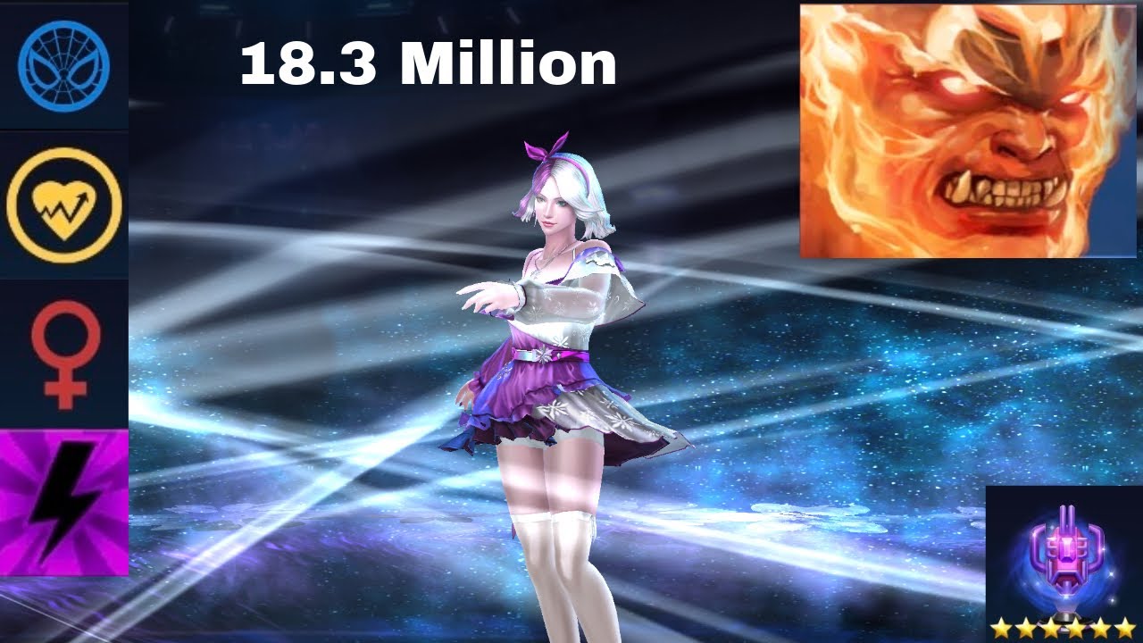 Luna 18.3 Million (Brilliant Rage) | Hero Human Female ABL Shock - Marvel Future Fight
