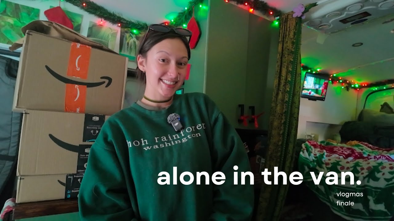 Christmas by Myself in the Van | Final Vlogmas