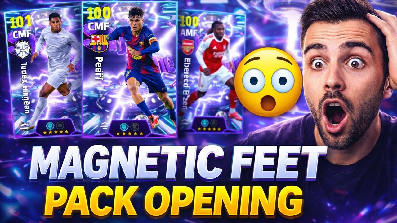 I Was NOT Ready for This… MAGNETIC FEET Pack Opening 😱🔥 | Double Walkout 💀 | Efootball Pack Opening