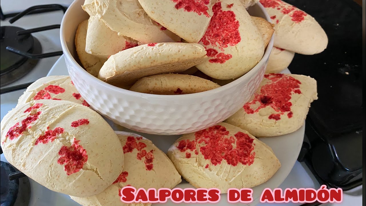 Como hacer Salpores de almidón Salvadoreños