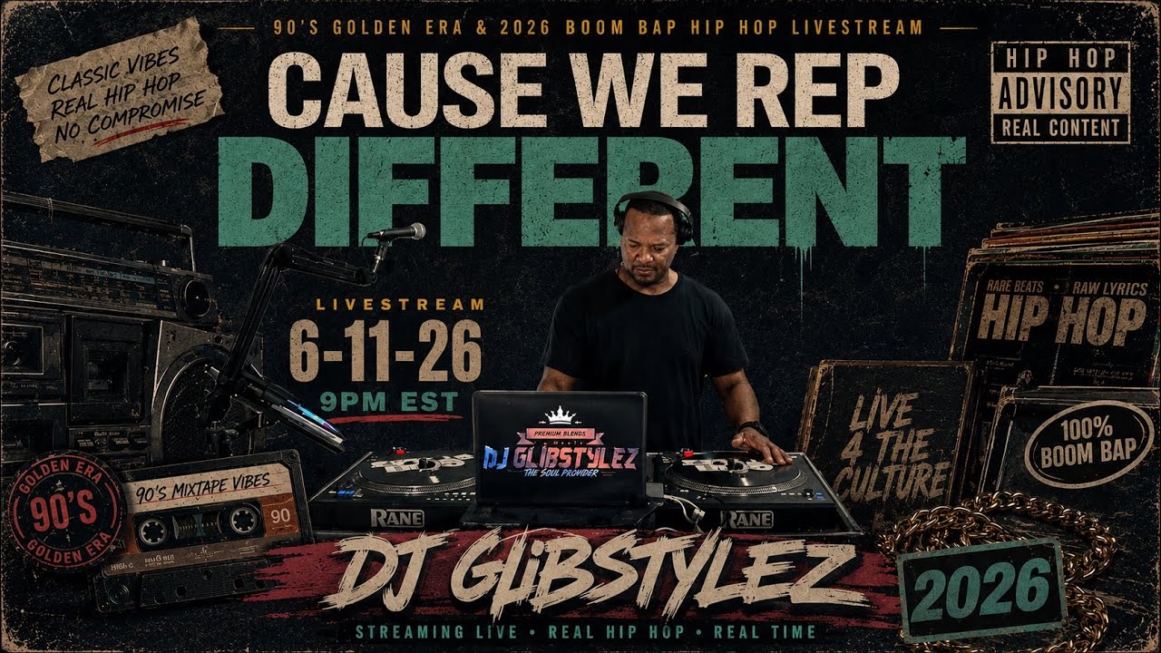 90's Golden Era & 2026 Boom Bap Hip Hop, Beats & Remixes! 6-11-26 | Livestream DJ Set