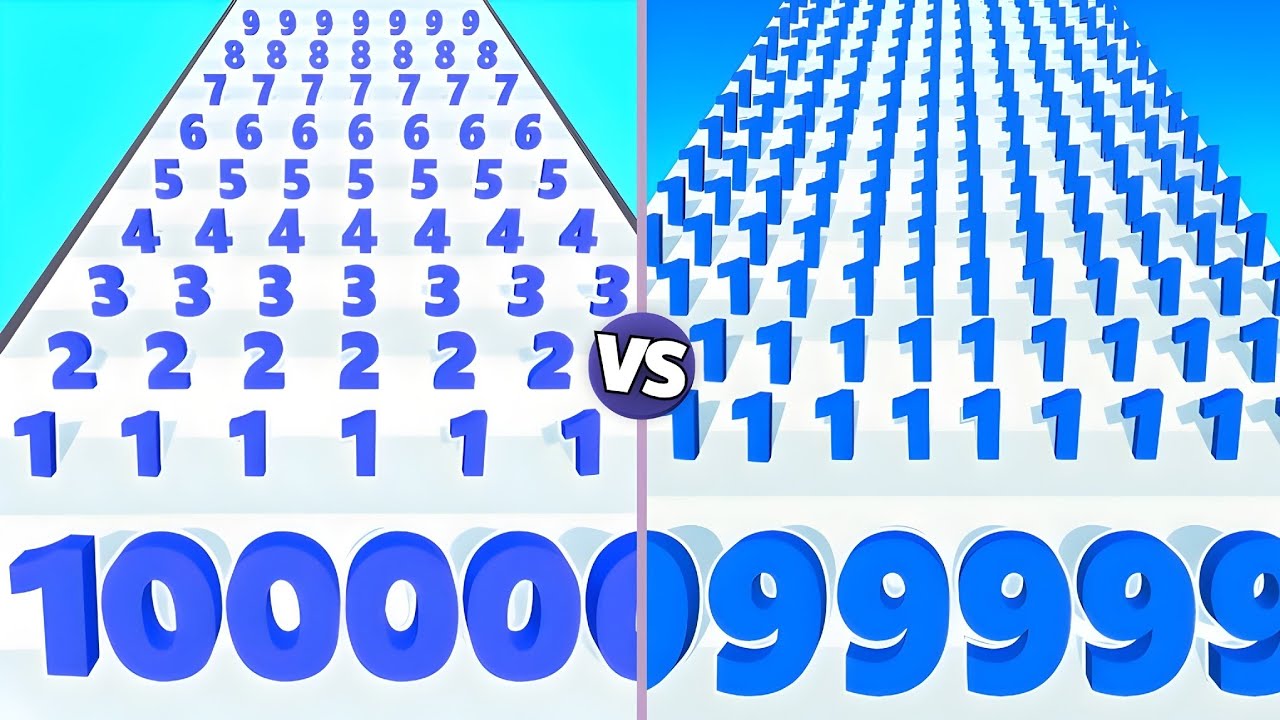 Number Run Merge Running Game vs Number Master | All Level Gameplay Up In Android,iOS&rdquo;Gameplay