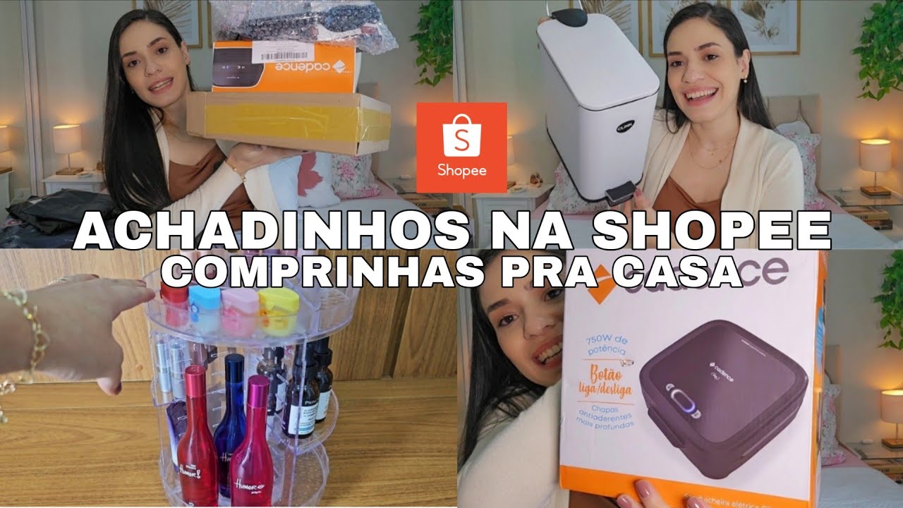 COMPREI E JA TESTEI! Sanduicheira que frita ovos, organizadores, blusinhas, lixeira