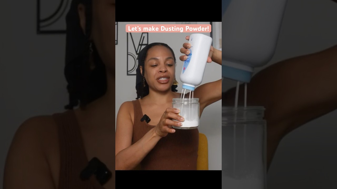 Dusting Powder Easy DIY #dustingpowder #downtherecare #skincareroutine #femininehygiene