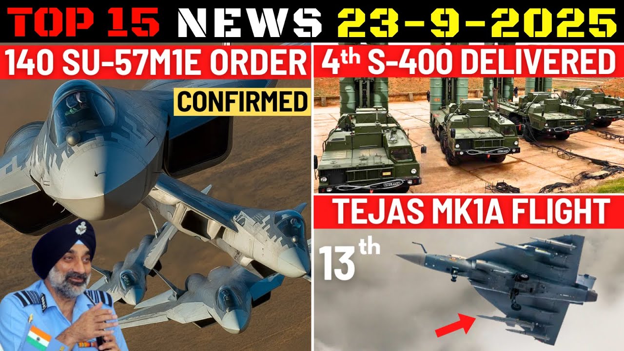 Новости Министерства обороны Индии: заказ на 140 Су-57, поставка 4-го С-400, первый полёт 13-го T...