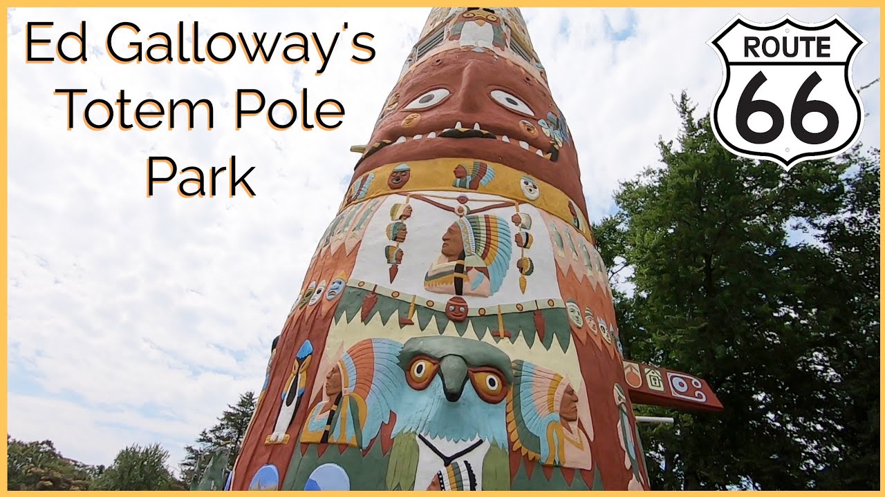 Ed Galloway's Totem Pole Park Route 66 World's Largest Totem Pole Tour