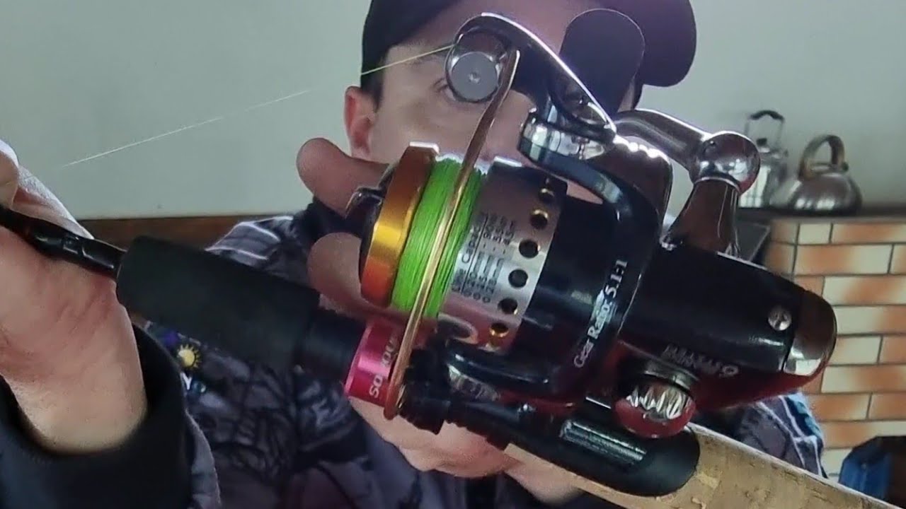 Como colocar a linha de Pesca no Molinete - Sem ajuda de ninguém