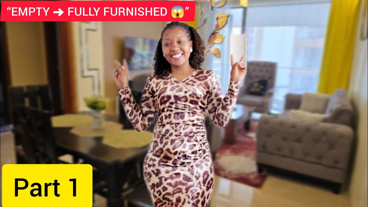 “From Empty to Fully Furnished Airbnb in Nakuru! 😍 2 Bedroom Transformation”