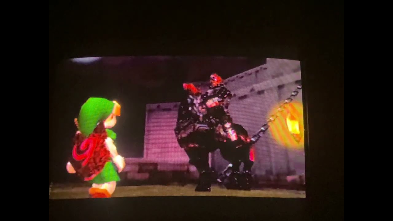 Zelda Ocarina of time #n64 #crt