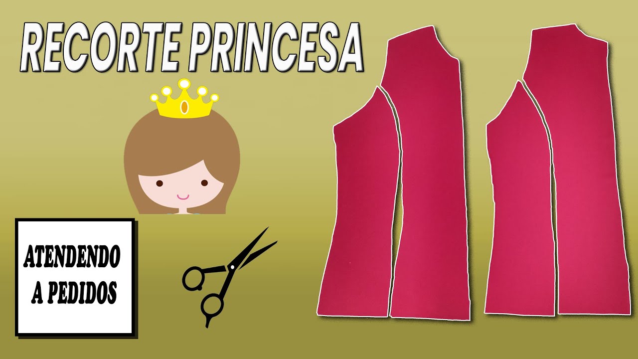 Costurando Blusa Com Recorte Princesa - Parte 1 - Corte