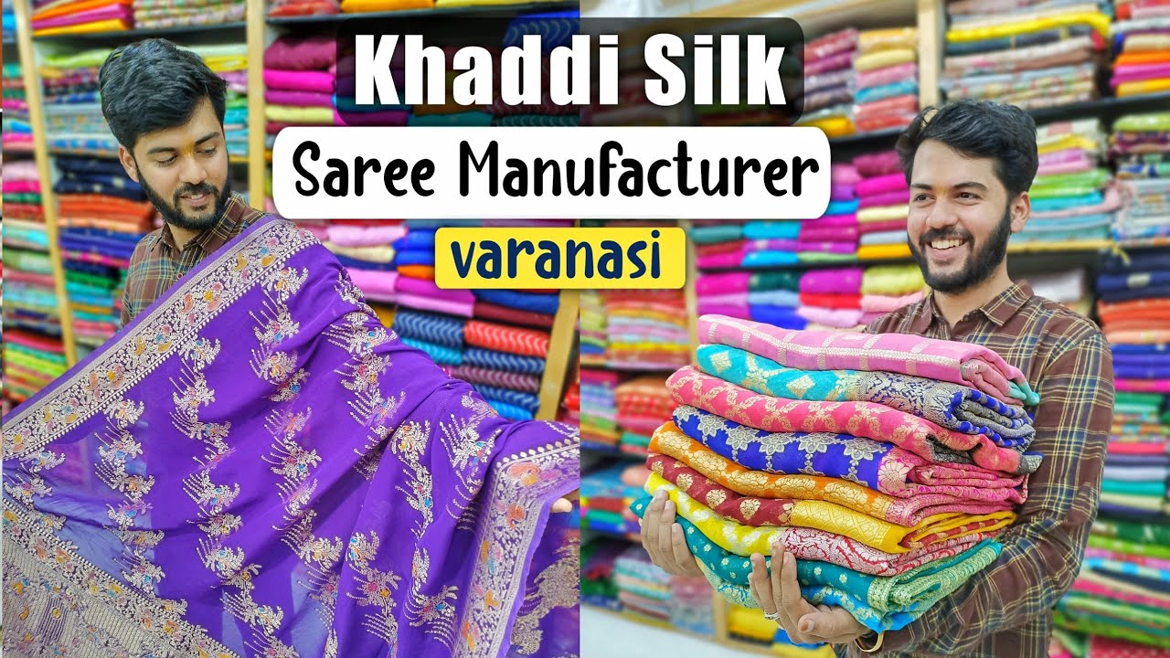 Pure Banarasi Khaddi / Moonga Tussar/ Kota / Gajji Silk/ Chanderi/ Gadwal/ Georgette Chiffon Saree 🔥
