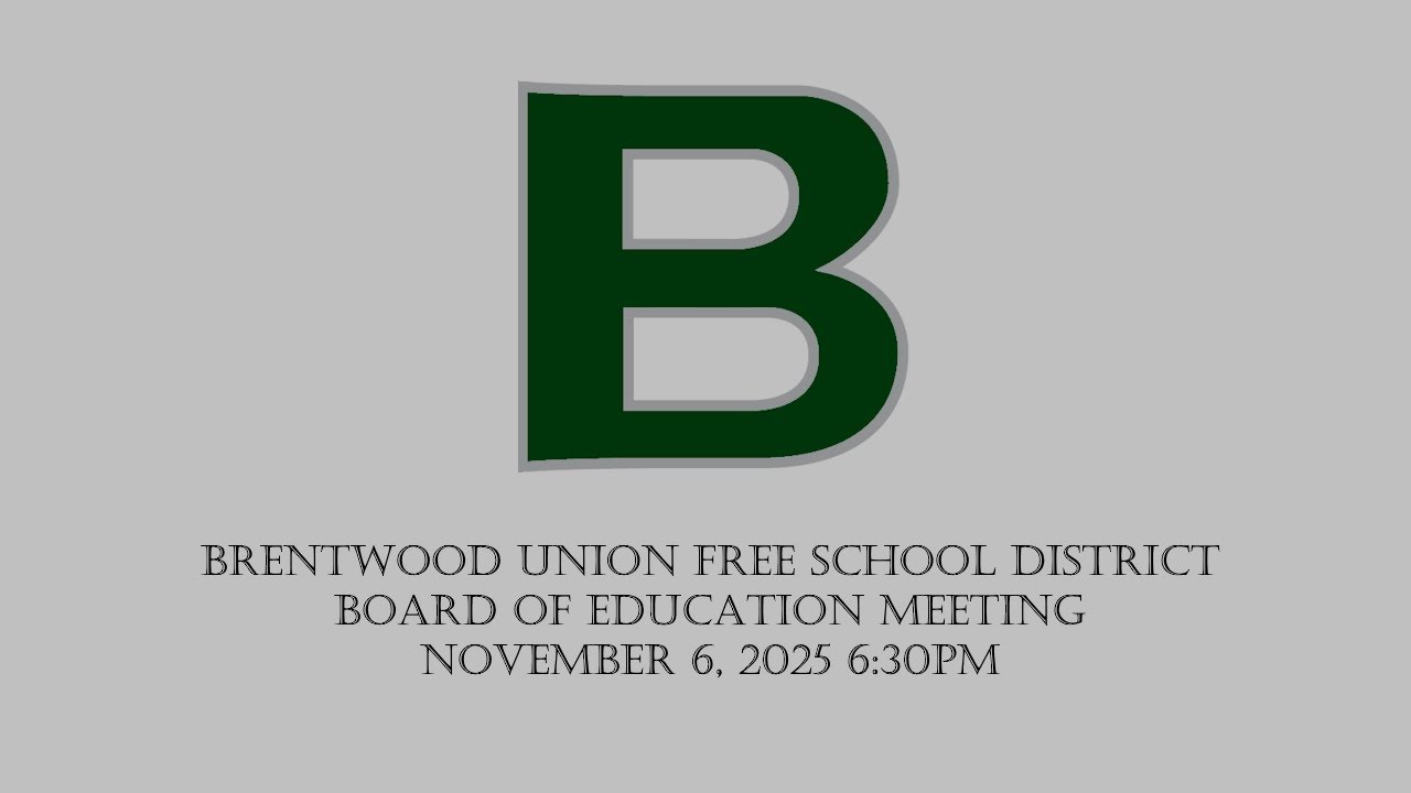 Board of Education Meeting November 6, 2025