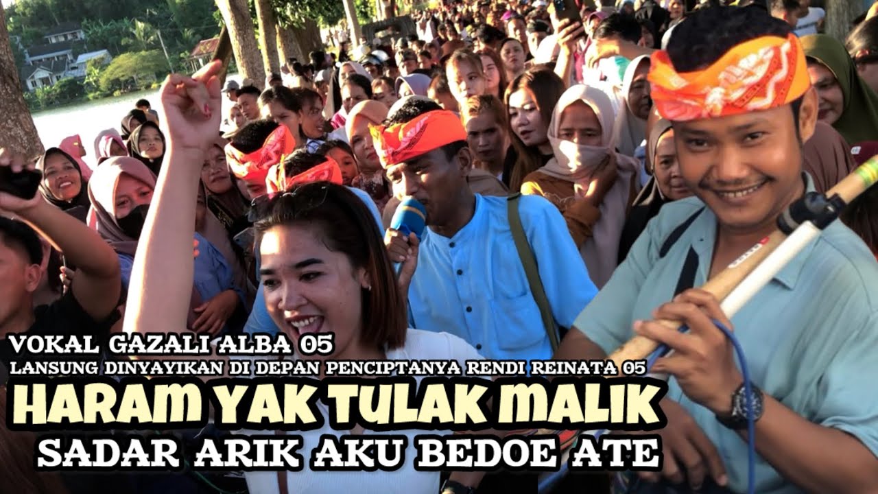 Lagu sasak sedih haram yak tulak malik || sadar arik aku bedoe ate cipta Rendi cover gazali Alba 05