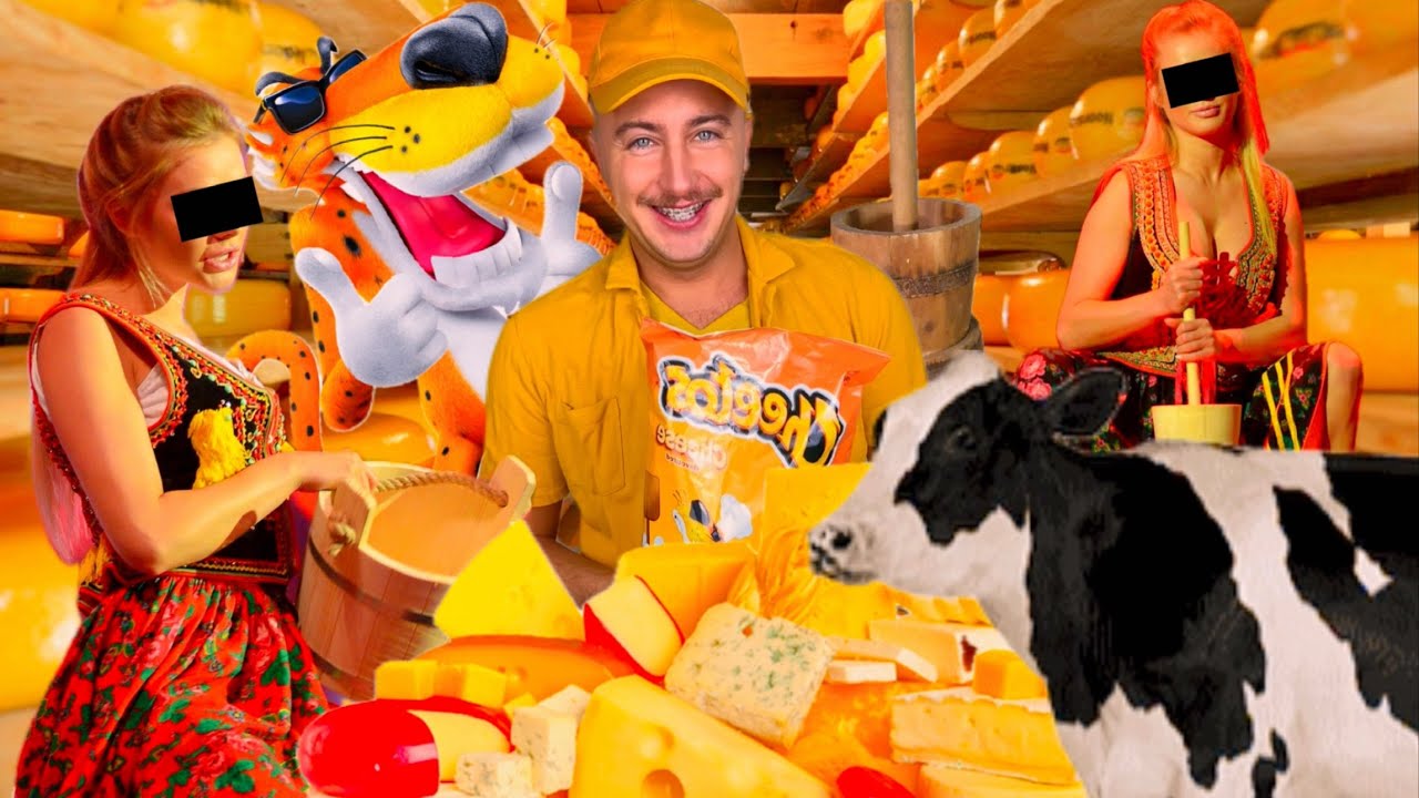 ASMR Mukbank Eating Cheesy Cheetos in a Cheesy Cheese Fairy Land