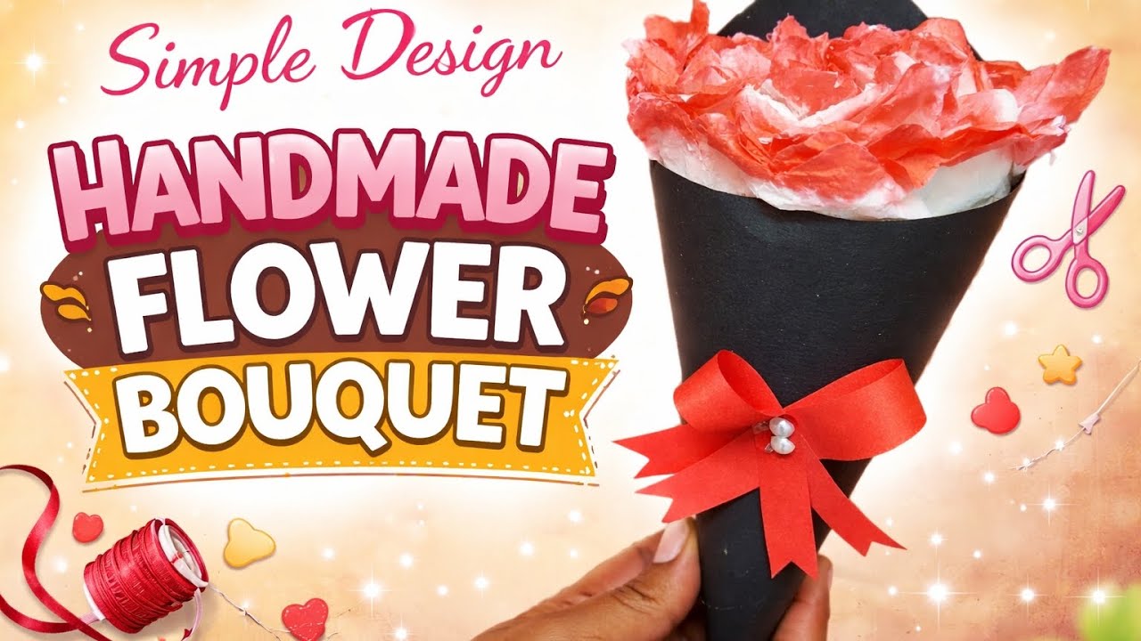Handmade paper flower bouquet 