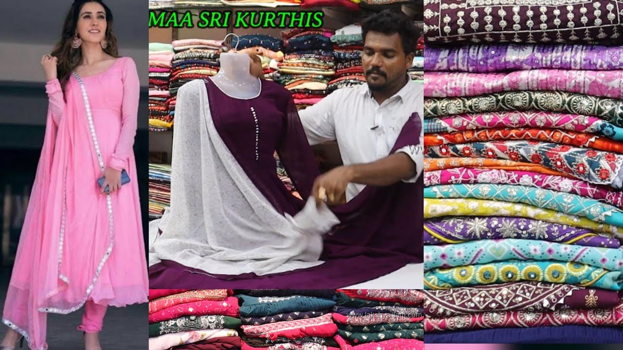 Heavy Heavy Combo Offers 10 Kurthis Rs. 1000 Old Washermanpet Reshma sri Kurtis