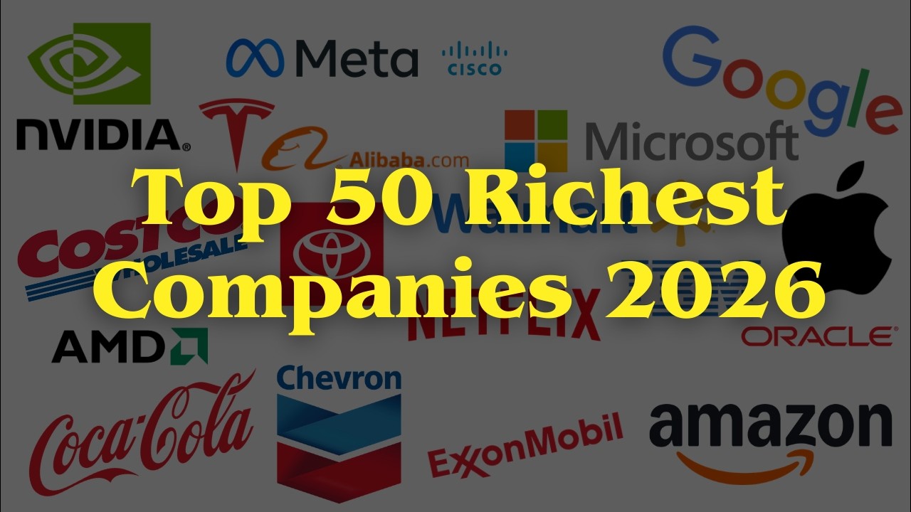 Top 50 Richest Companies in the World by Market Cap &ndash; March 2026 Edition
