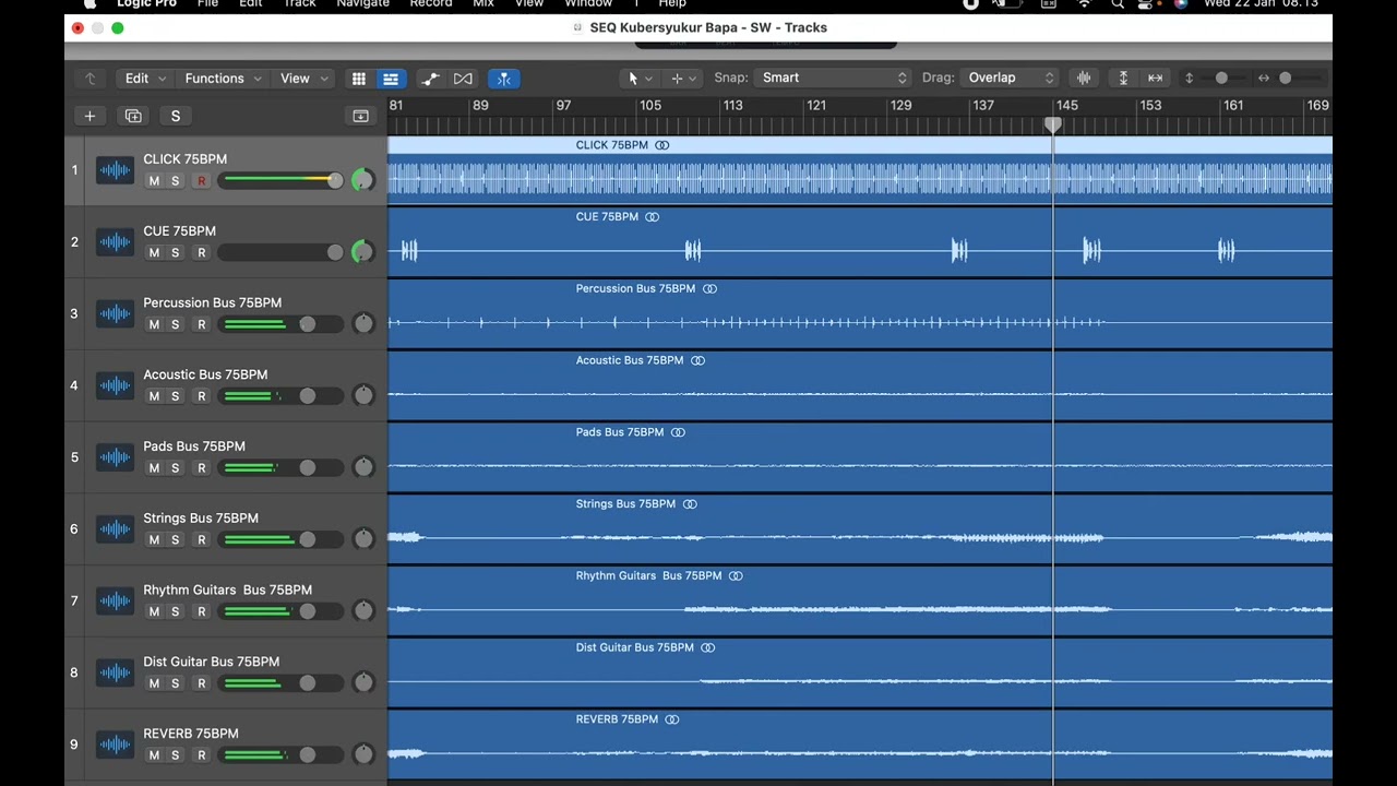 Kubersyukur Bapa (Symphony Worship) | Sequencer HQ Multitrack
