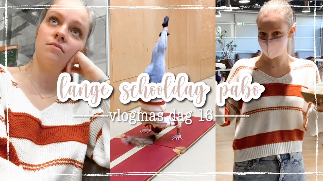 mega lange schooldag op de pabo | vlogmas dag 16
