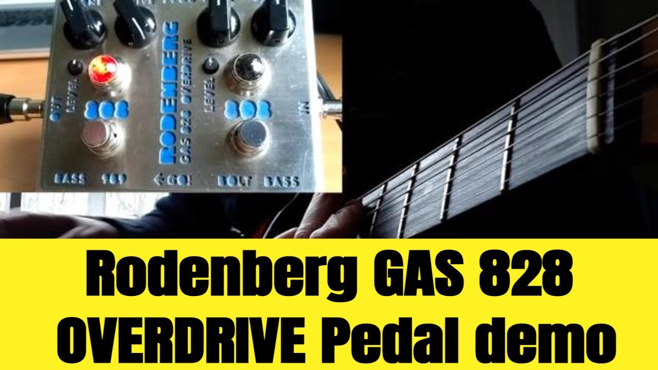 Демонстрация педали Rodenberg GAS 828 OVERDRIVE