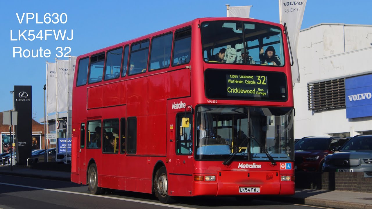 Kickdown | VPL630 LK54FWJ Metroline Travel | Journey on 32