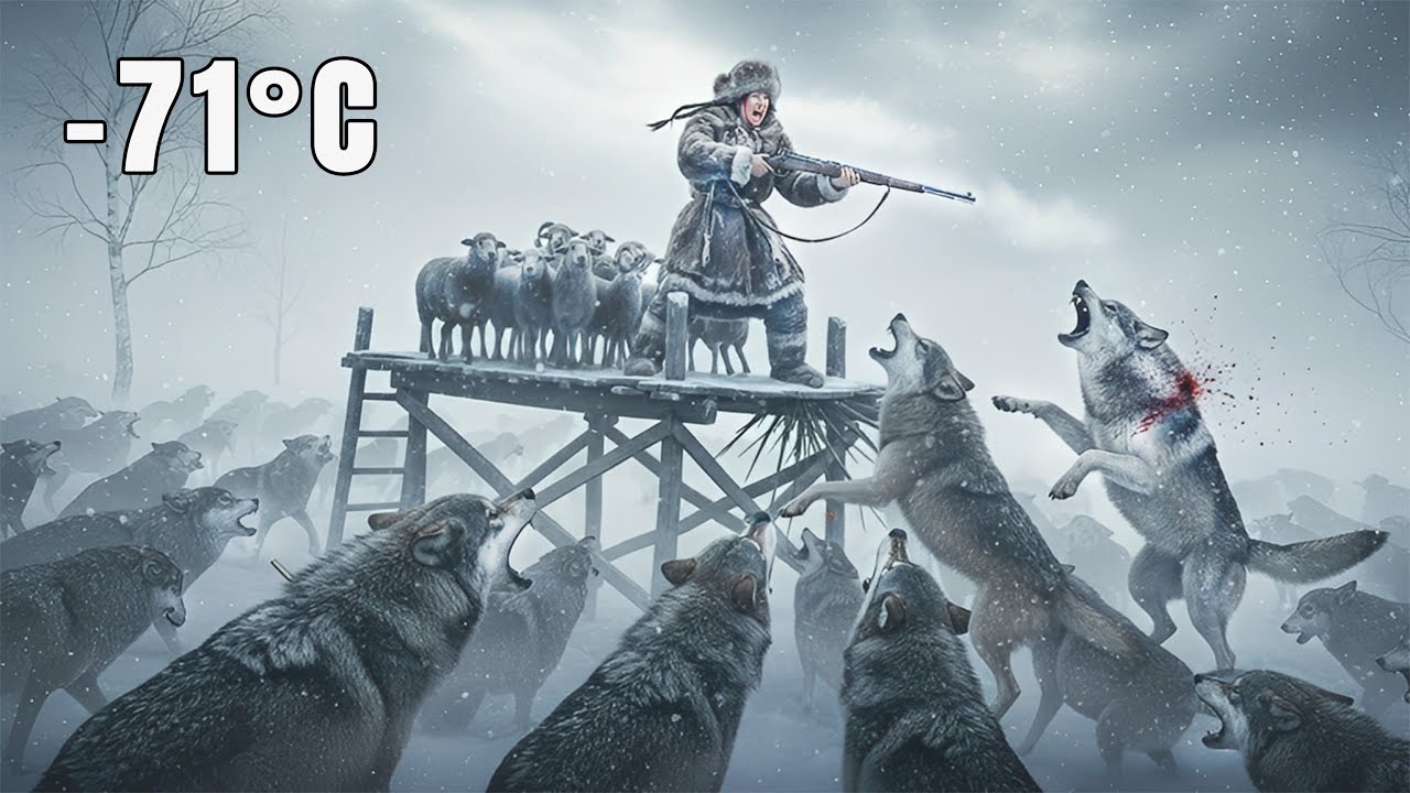 &minus;71&deg;C Yakutia Survival | 64-Year-Old Woman Battles 1000 Wolves to Save Her Snow Sheep in -96&deg;F
