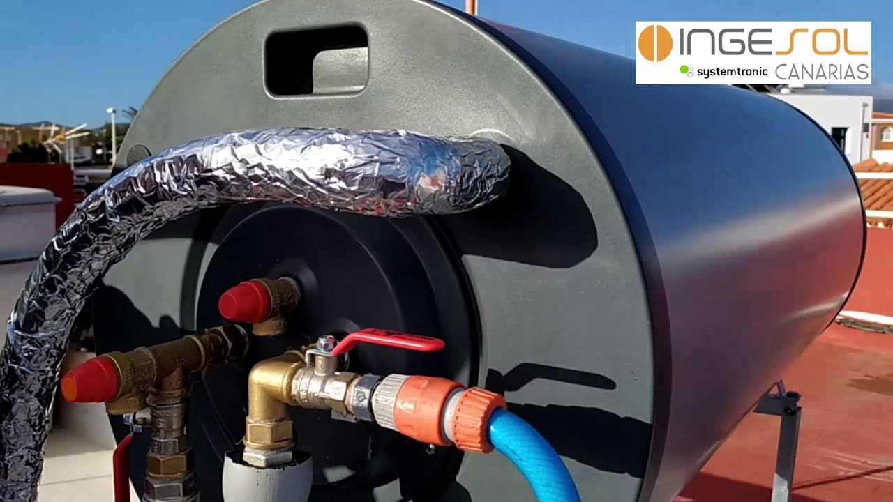 Llenado y comprobación de equipo termosifón