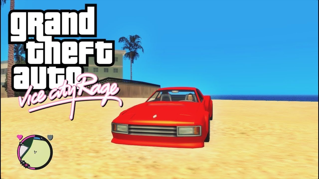 Grand Theft Auto 4: Vice City RAGE - Racing Car - Super Trainer Mod (Gameplay)