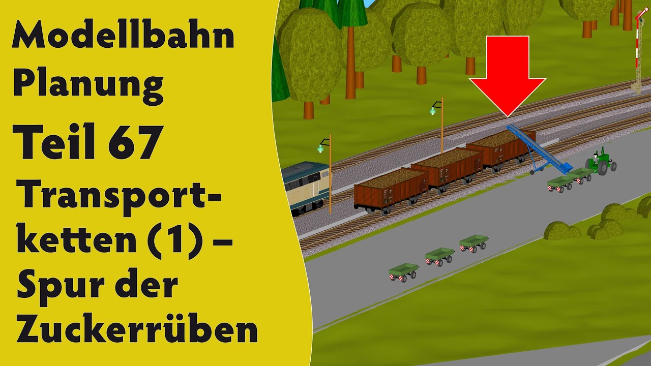 Modellbahn: Planung Teil 67  &ndash;  Transportketten (1) &ndash; Spur der Zuckerr&uuml;ben