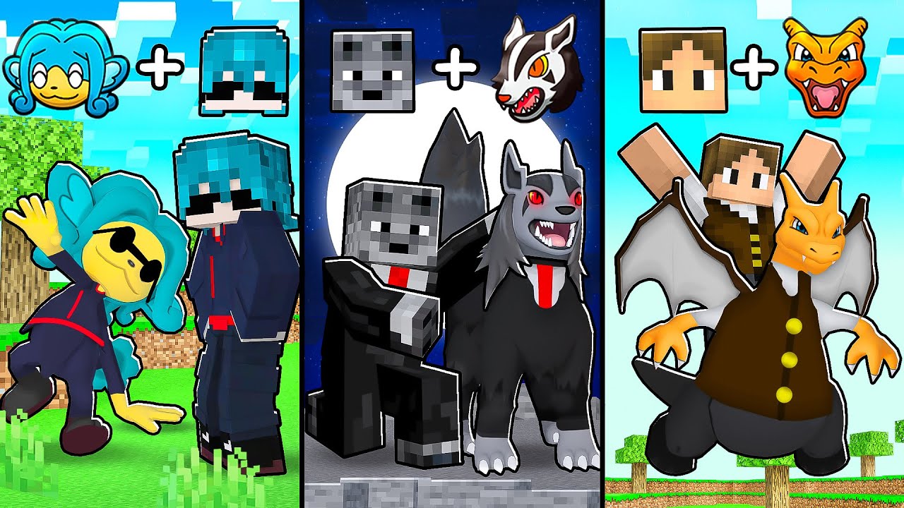 E SE OS YOUTUBERS FOSSEM POKEMON NO MINECRAFT PIXELMON? 