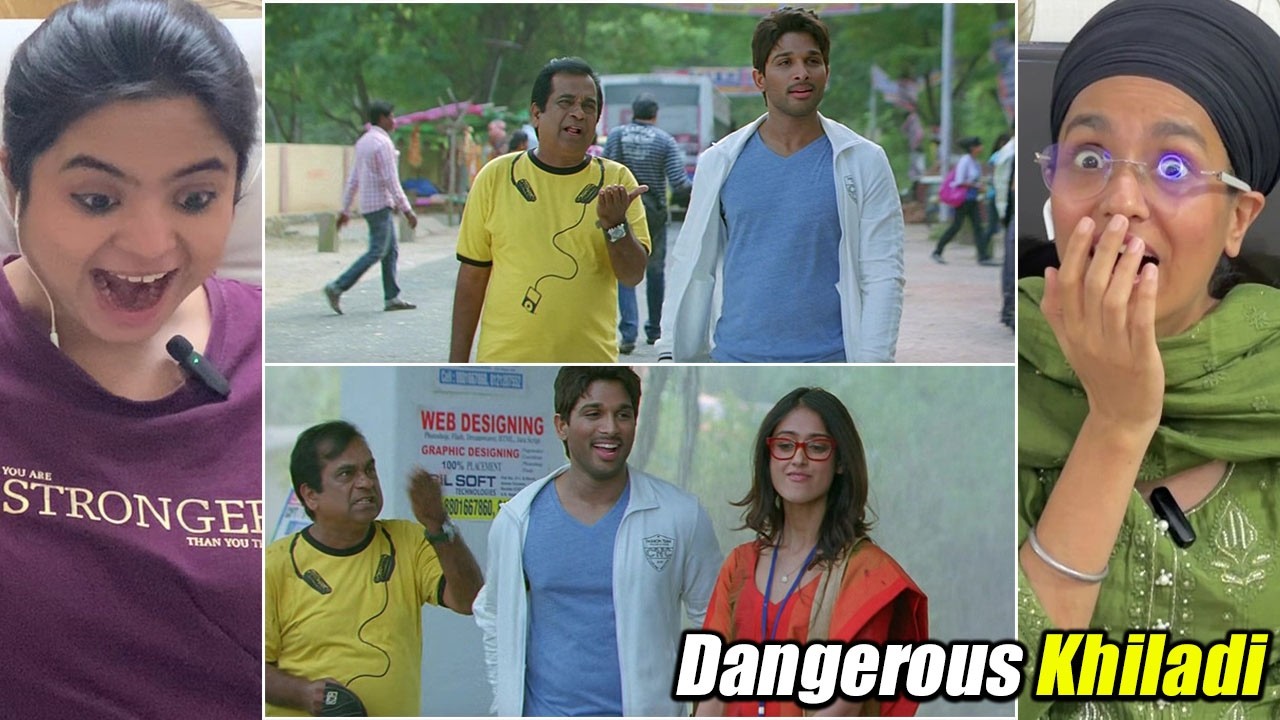 Dangerous Khiladi Brahmanandam Comedy  Scene Reaction | Allu Arjun