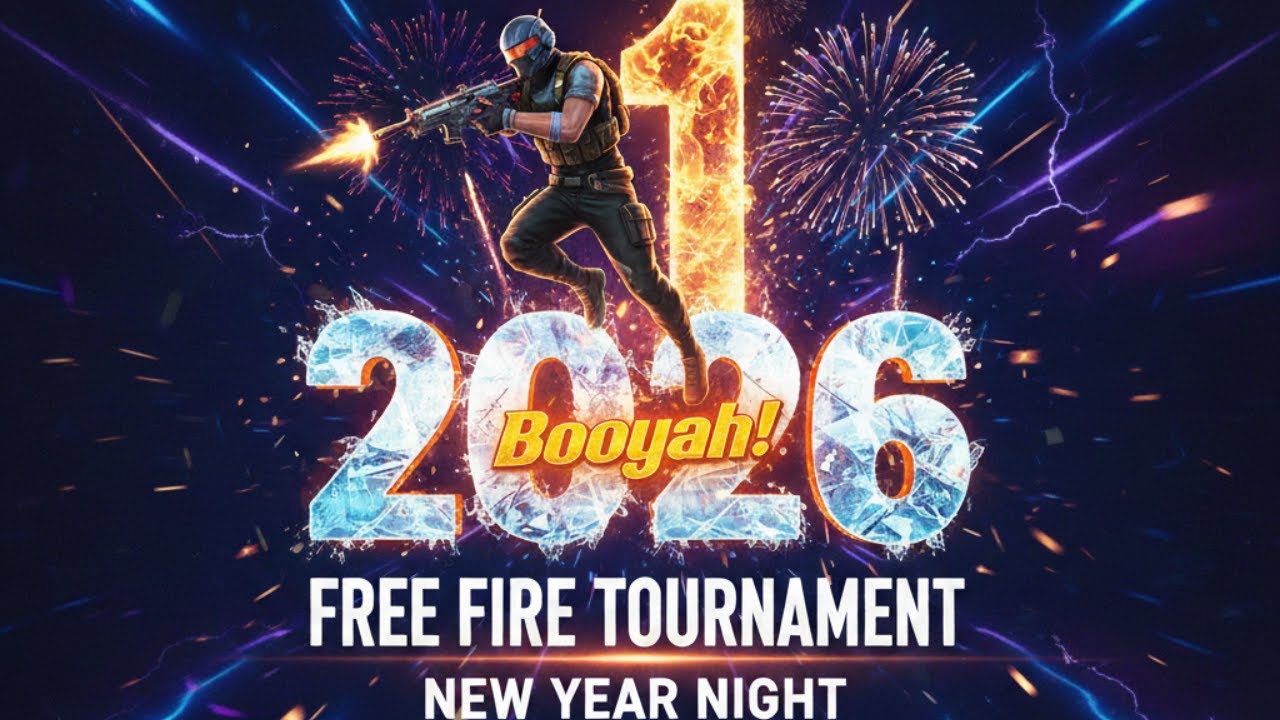 NEW YEAR NIGHT WITH FREE FIRE  TOURNAMENT || live || free fire  || PYROX SPG