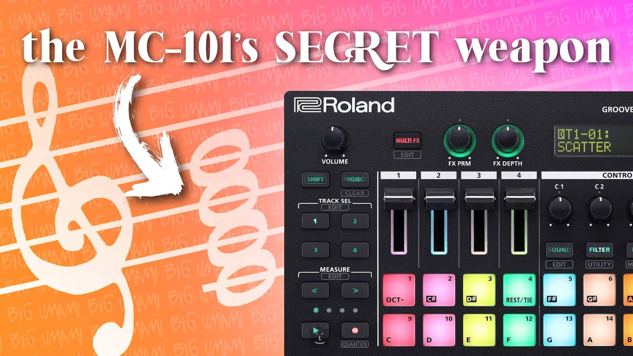 MC-101's chord designer is a MUST HAVE for dawless producers