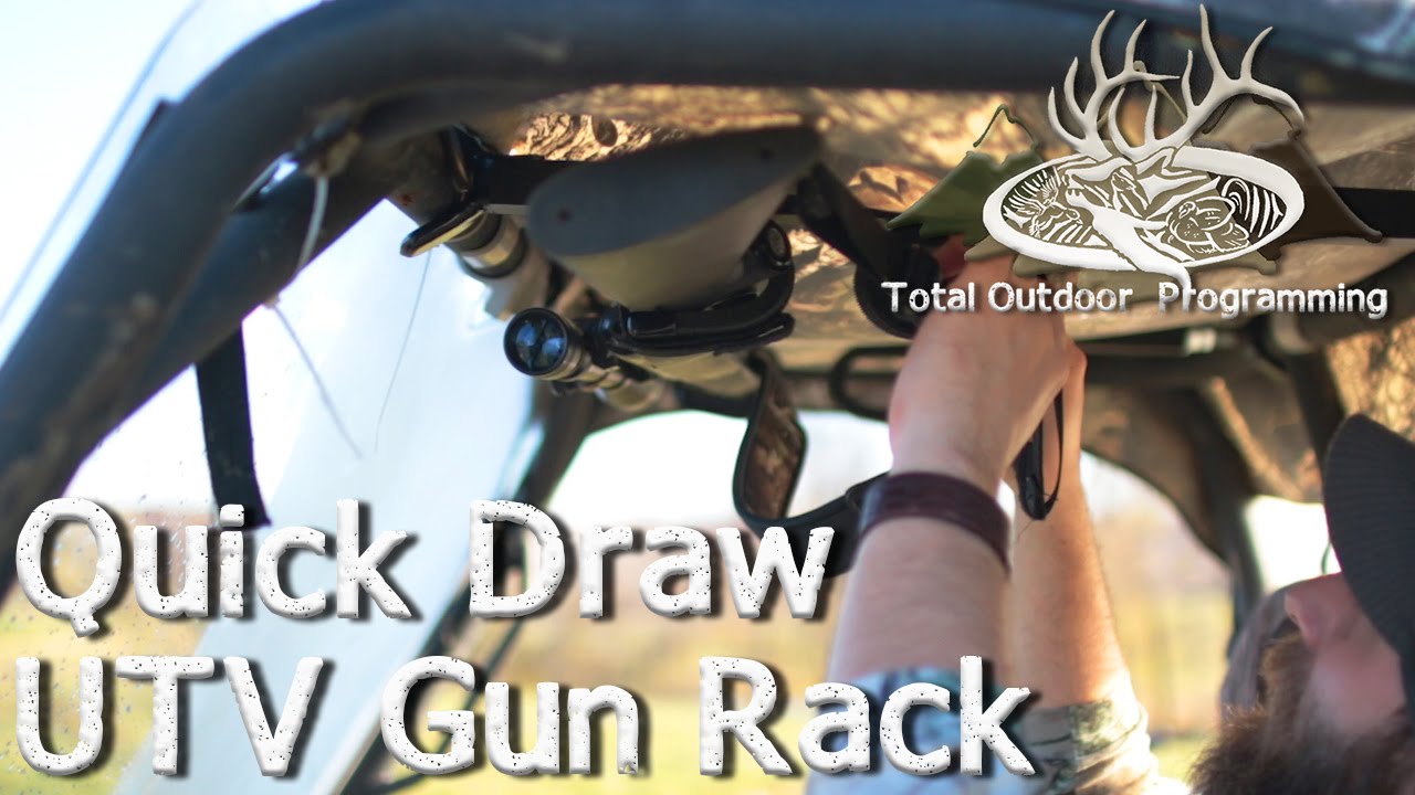 Quick Draw UTV Gun Rack Product Review - Great for firearms safety