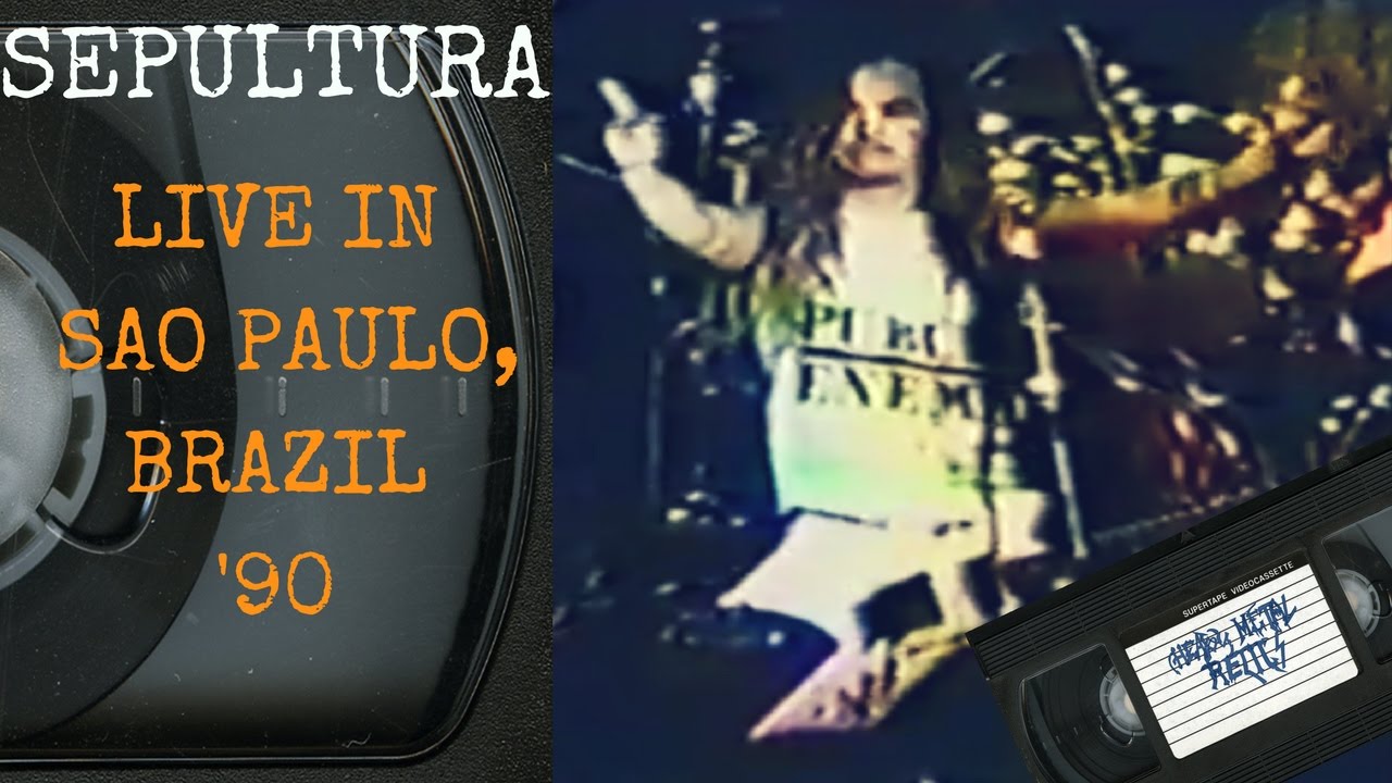 Sepultura Live in Sao Paulo Brazil May 1990 FULL CONCERT