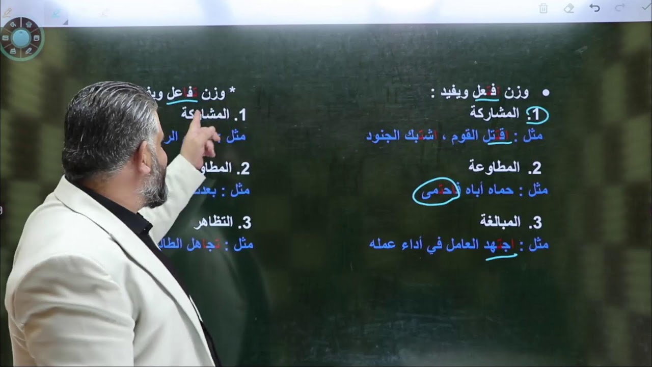 مراجعة امتحان الشهر الثاني I للصف العاشر I  اللغة العربية - أ.رعد قصول