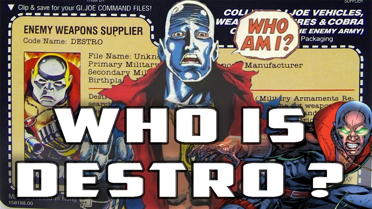 История и происхождение DESTRO GI Joe's!