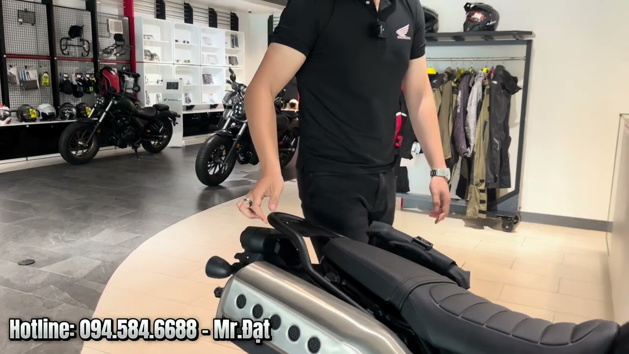 HONDA CL500 | Màu Đen lên đồ độ.