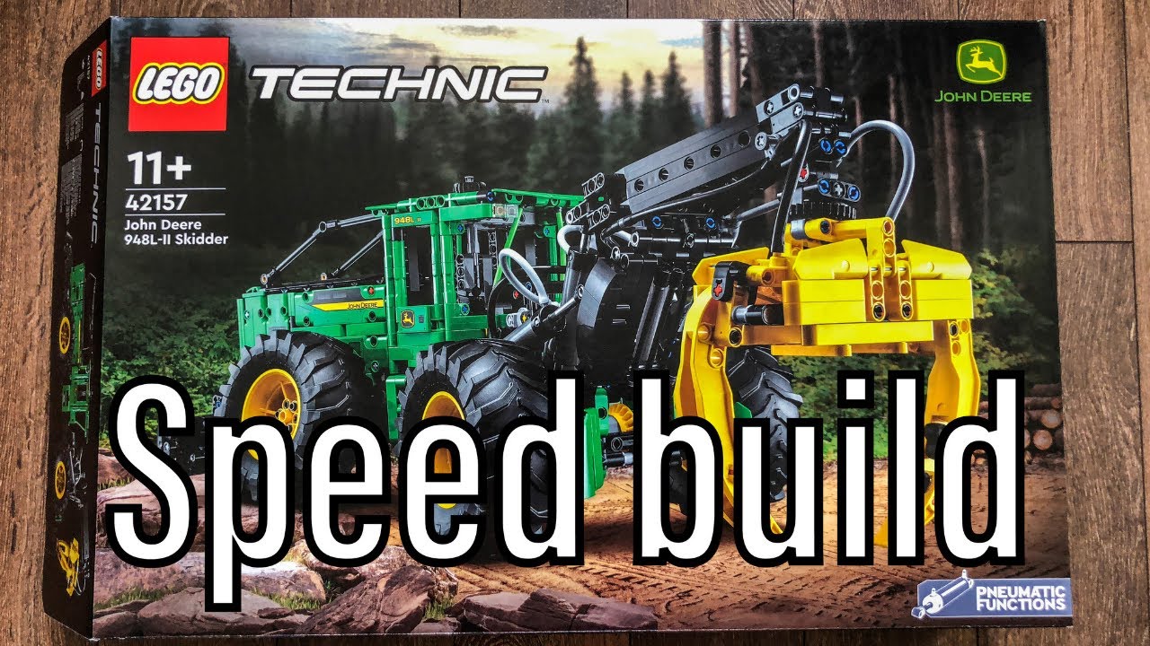 John Deere 948L-II Skidder Lego Technic 42157 Speed build