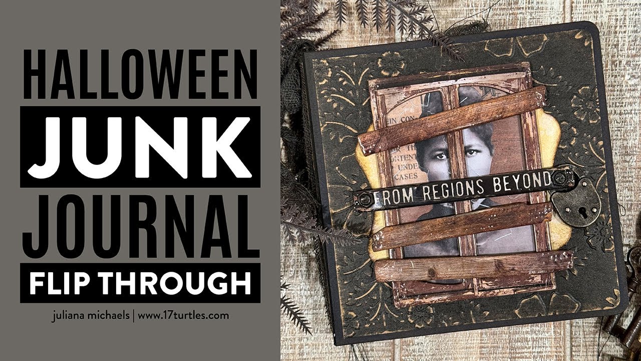 Tim Holtz Halloween Junk Journal Mini Book