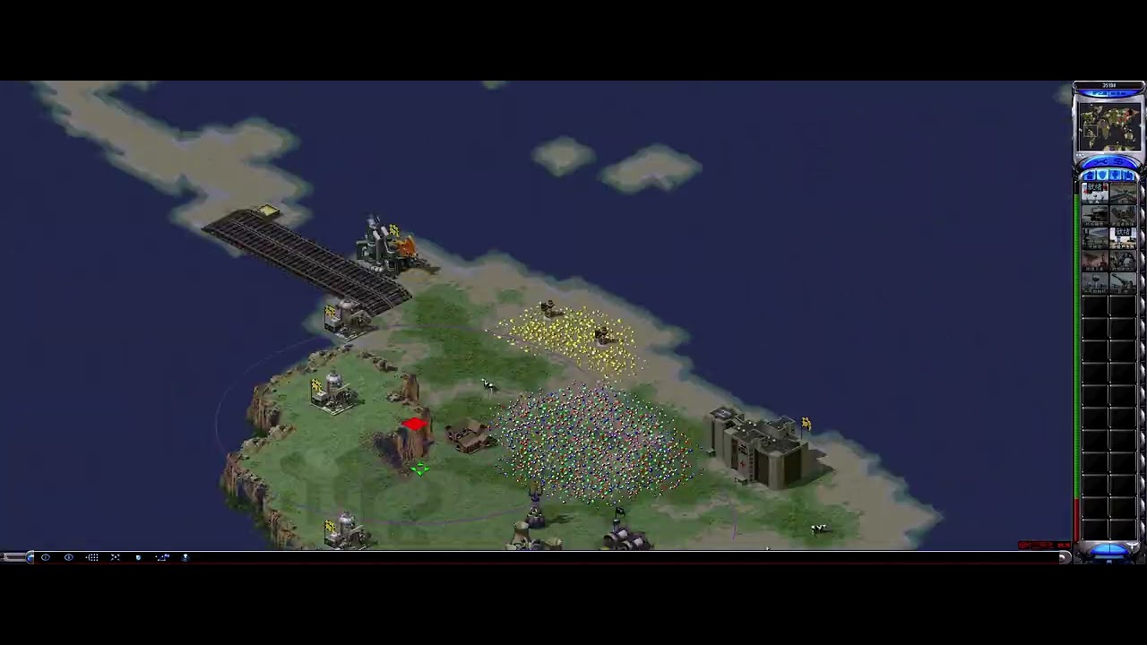 【Red Alert 2】1v1基地被拼掉那一瞬间建了个维修厂01222026★★☆☆☆ #红色警戒2 #经典游戏 #red alert 2 #classic game #cnc