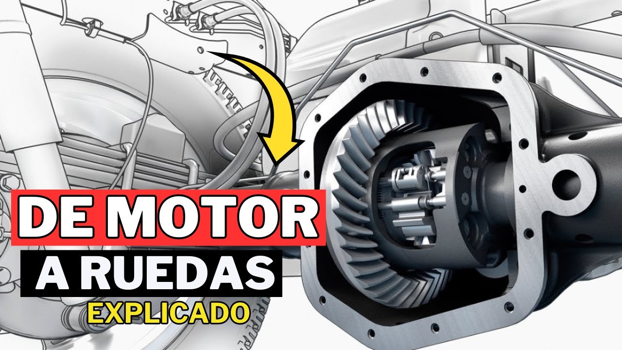 Así es Como el Motor hace Girar las Ruedas del Auto