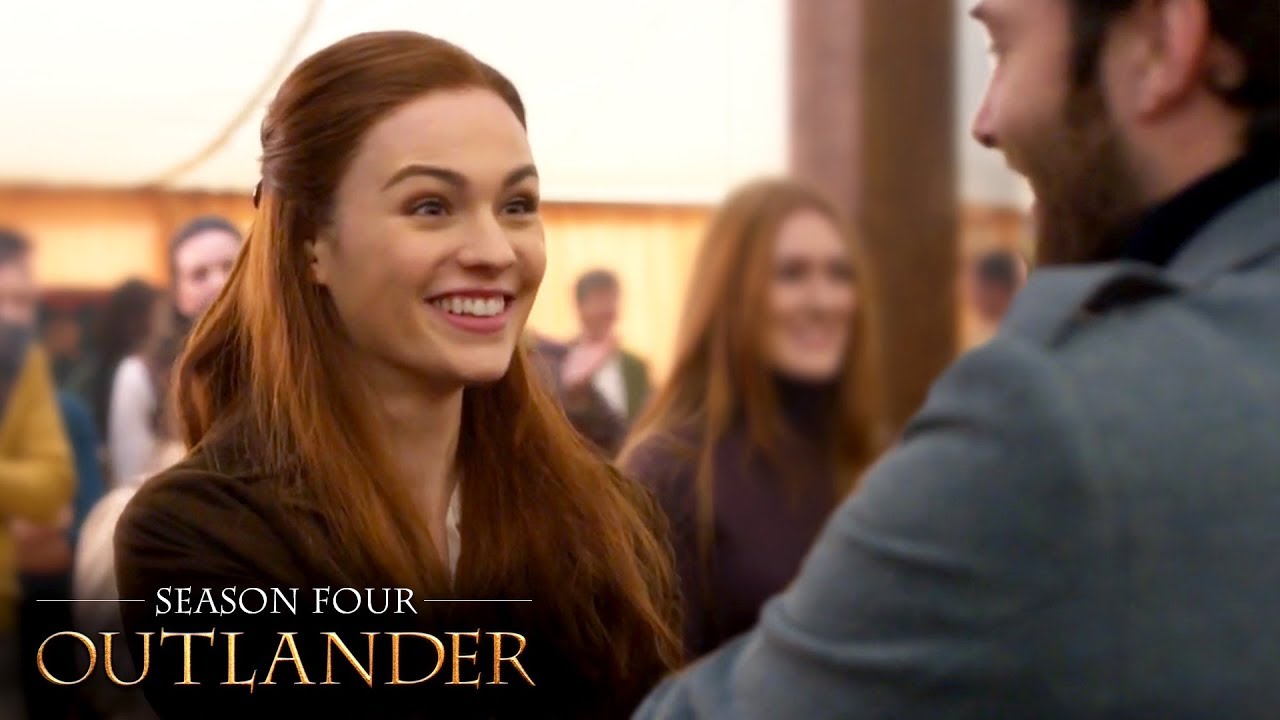 Brianna & Roger Try Their Hand At Scottish Dancing | Outlander