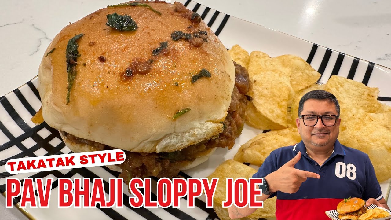 Sloppy Joe But Make It Desi 🇮🇳🇺🇸 | Pav Bhaji Sloppy Joe - a Burger Hack