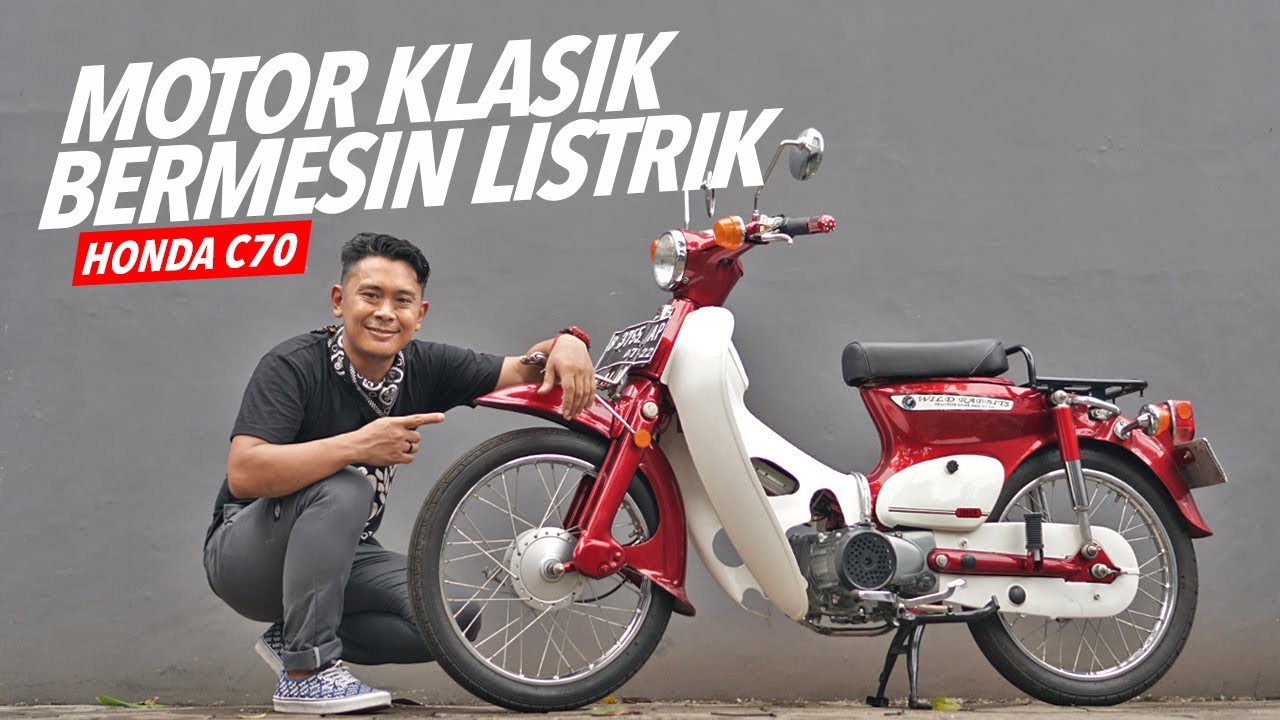 Honda C70 Pakai Mesin Listrik #AtenxKatros